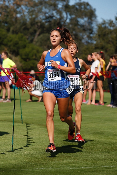 2014StanfordCollWomen-231.JPG - College race at the 2014 Stanford Cross Country Invitational, September 27, Stanford Golf Course, Stanford, California.